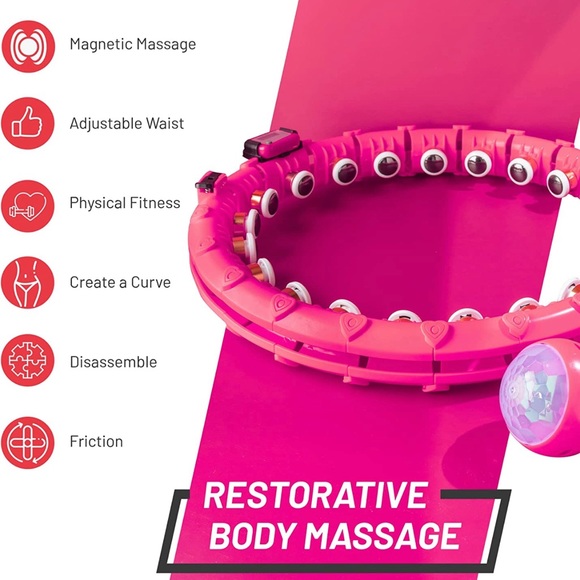 ACTIVNA PRO Smart Weighted Hula Hoop with Lights - Waist Hula for Adults - Picture 4 of 6